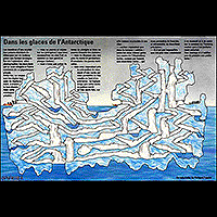 Dans les glaces de l'Antarctique